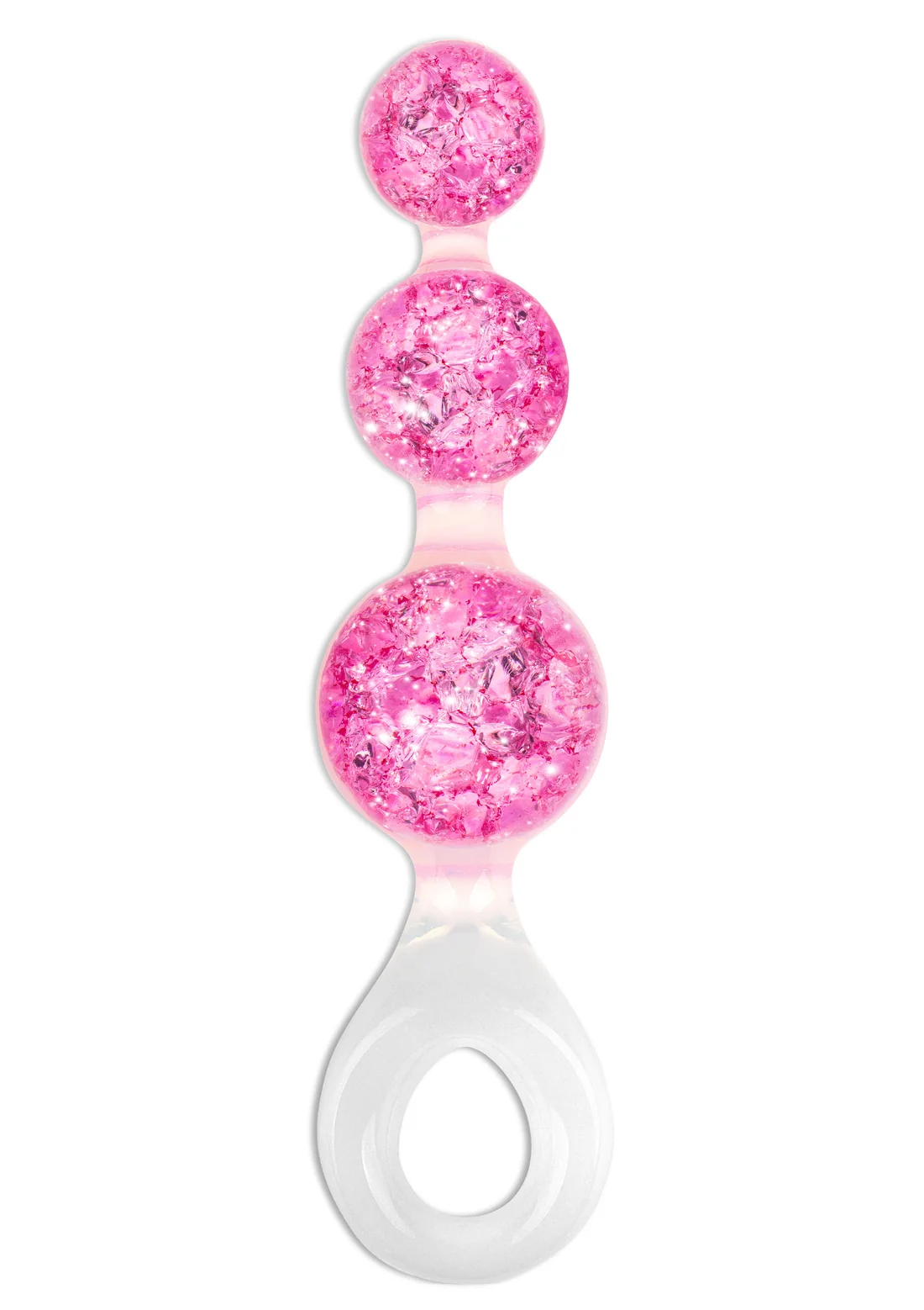 CRYSTAL TRIO BUTT PLUG medium  ,pink