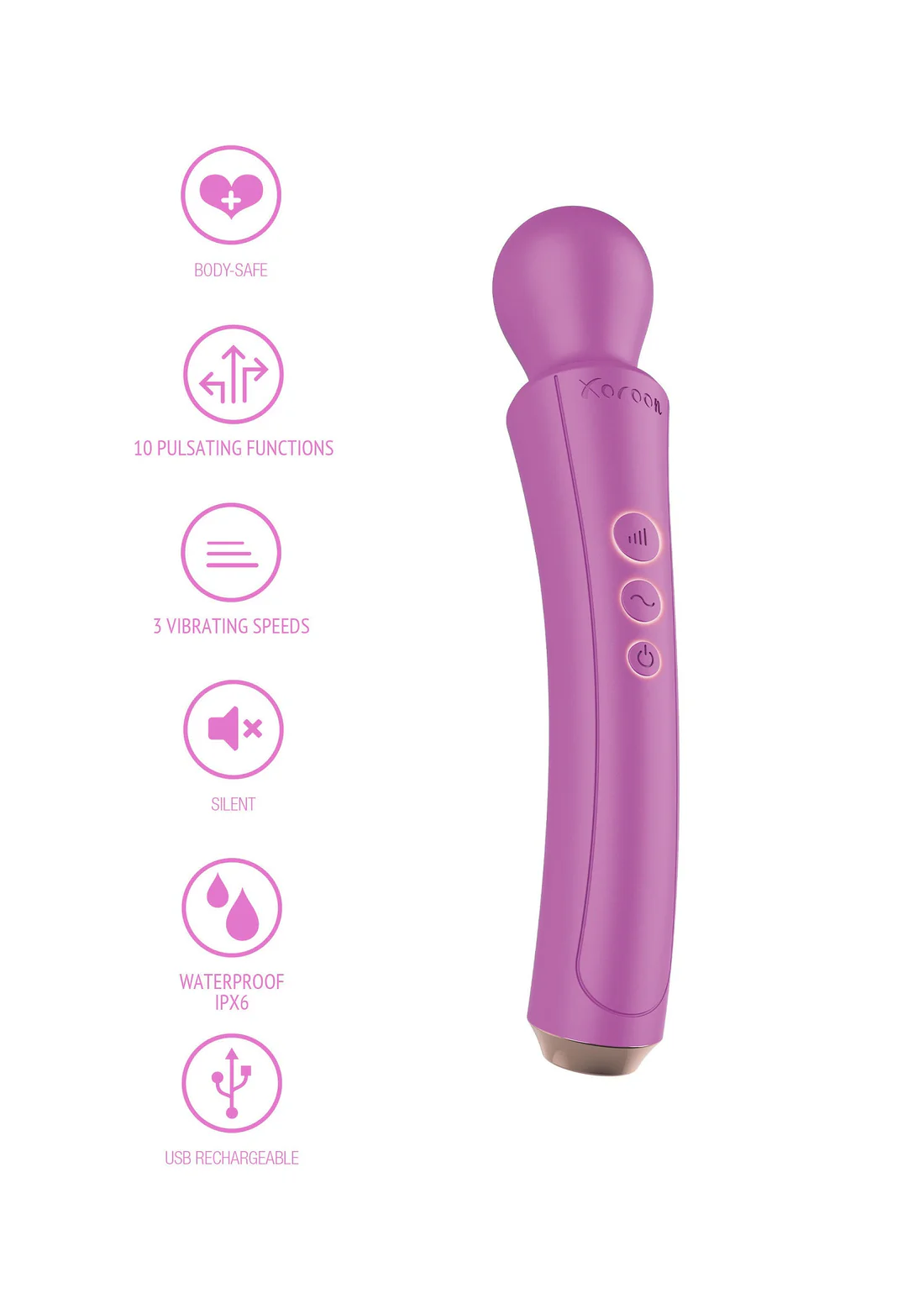 The Curved Wand    fuchsia