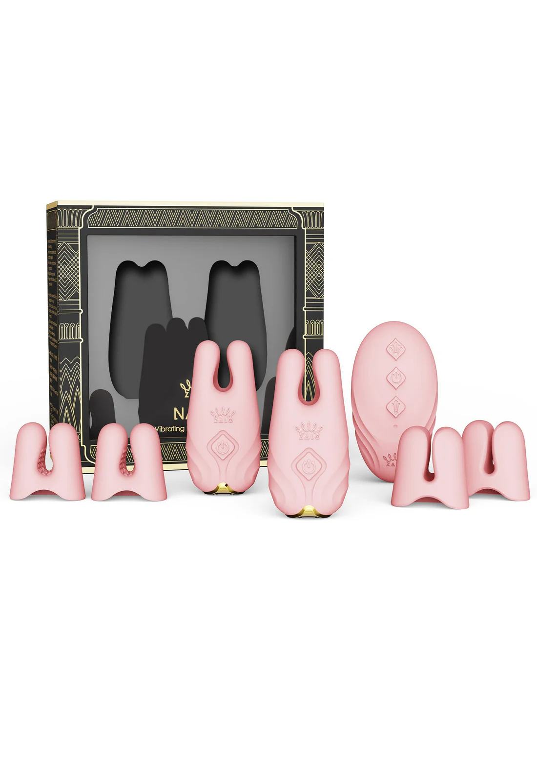 Nave Vibrating Nipple Clamps     pink